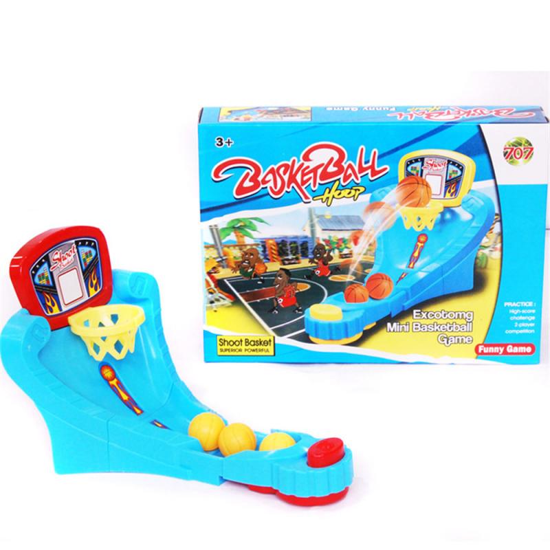 Mini Schreibtisch Basketball Schießen Spiel Familie Finger Interaktive Sport Tabelle Auswurf eltern-Art-Pädagogisches Spielzeug für weihnachten: Default Title