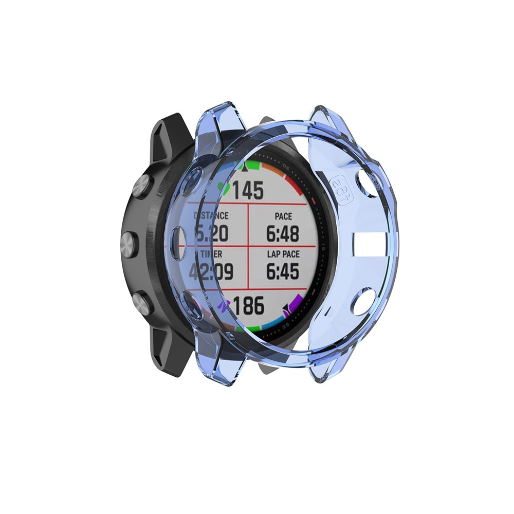 Protection Cases For Garmin Fenix 6 Fenix 6S 6X Soft Crystal Clear TPU Protector Case Cover Frame Smart watch accessories Shell