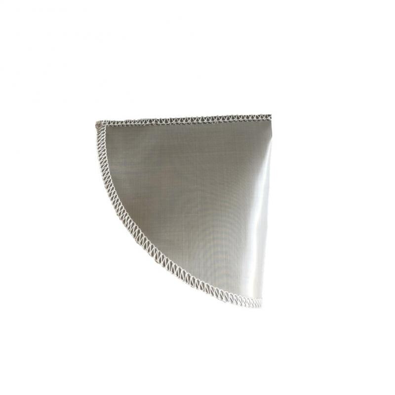 1 sztuk wielokrotnego użytku wlać filtr robić kawy siatki bez papieru kawy Ee FilteStainless filtr stożkowy ze stali 3 robić 4 kubek filtr robić kawy filtr: biały