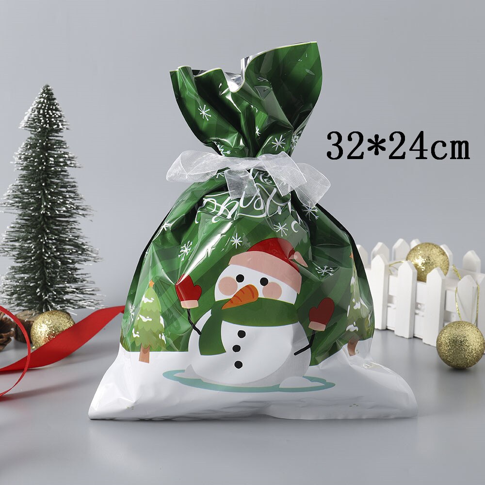 Christmas Sacks Reusable Drawstring Wrap Party Bags Storage Christmas Decorations for Home: Q930