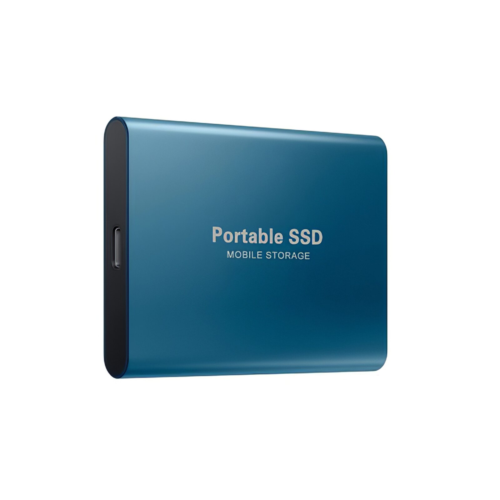 Solid State Drive Portable SSD 500GB 1TB 2TB External Solid State Disc For PC Laptop For Macbook Portable SSD Hard Drive: Blue 2T