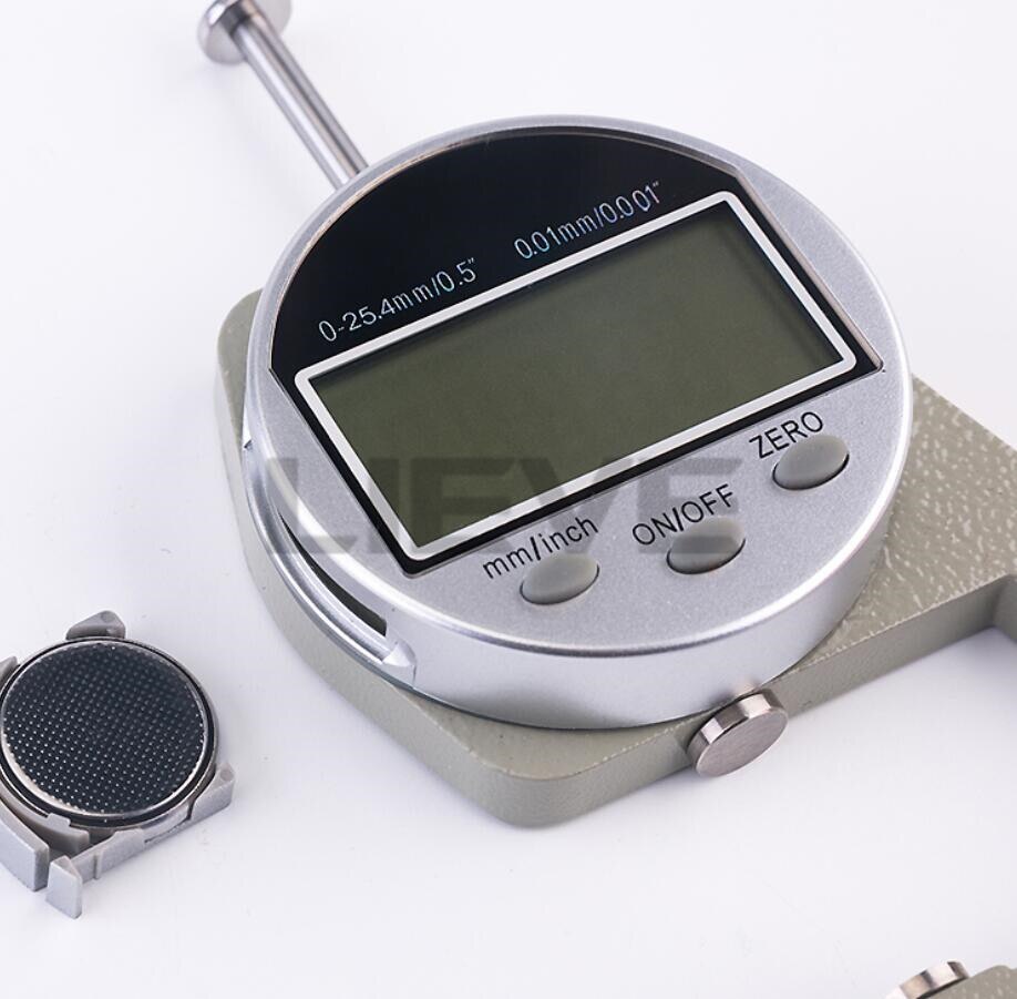 3 styles Digital thickness gauge steel board Pipe Wall thickness leather Cloth Pearl diameter Thickness Gauge 0-25mm/0.01MM