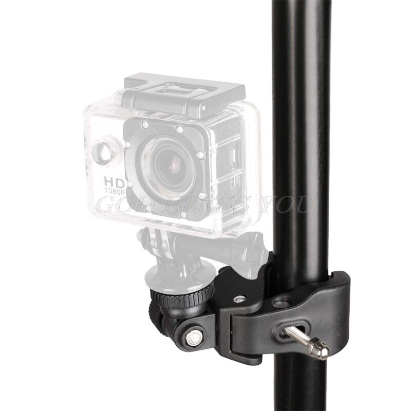 1/4 kamera dv dslr cykel cykel cykel styr klemme beslag skrueklip stativer holder mount til gopro hero 5/4/3+/3/2/1
