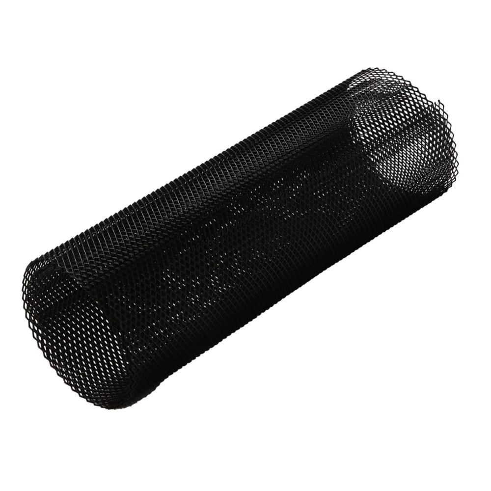 1pc 100 cm x 33 cm / 39.37 inch x 12.99 inch Car Grill Mesh Sheet for Most Vehicle Bumpers, Body Kits, and Grille Openings: Dark Grey
