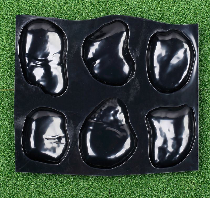 Rock Brick Concrete Mold Step Stones Plaster Cobblestones Mould Garden Decor DIY