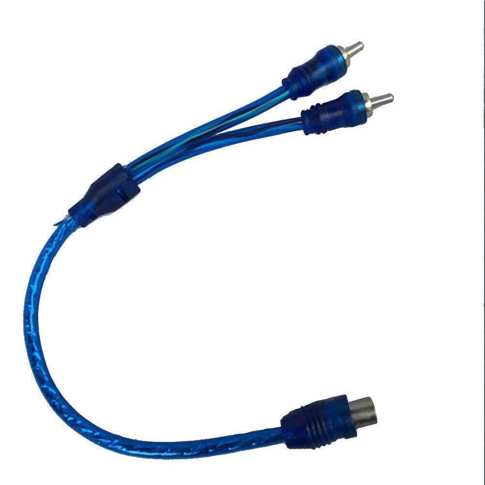 Car Audio Kabel 1 Man Vrouw 2/1 Vrouwelijke Rca 2 Mannelijke Splitter Signaal Stereo Adapter Kabel Audio Connector L6D4