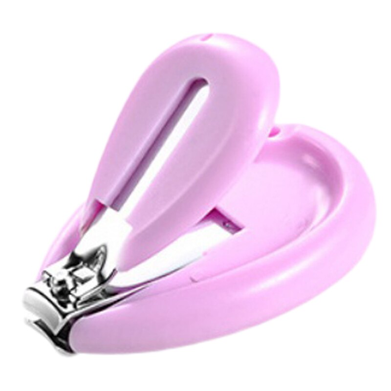 7 Colors Baby Nail Clippers Safety Infant Nail Trimmer Scissors Kids Finger Toe Cutters Shower: Purple