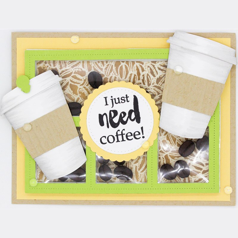 Drinking Cup Tea Coffee Cup Metal Cutting Dies for Scrapbooking Craft Die Cut Card Making Embossing Stencil Photo Card