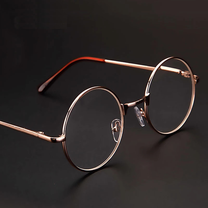 Retro Metalen Ronde Frame Leesbril Vrouwen Mannen Verziend Brillen Brillen Dioptrie + 1.0 + 1.5 + 2.0 + 2.5 + 3.0 + 3.5 + 4.0