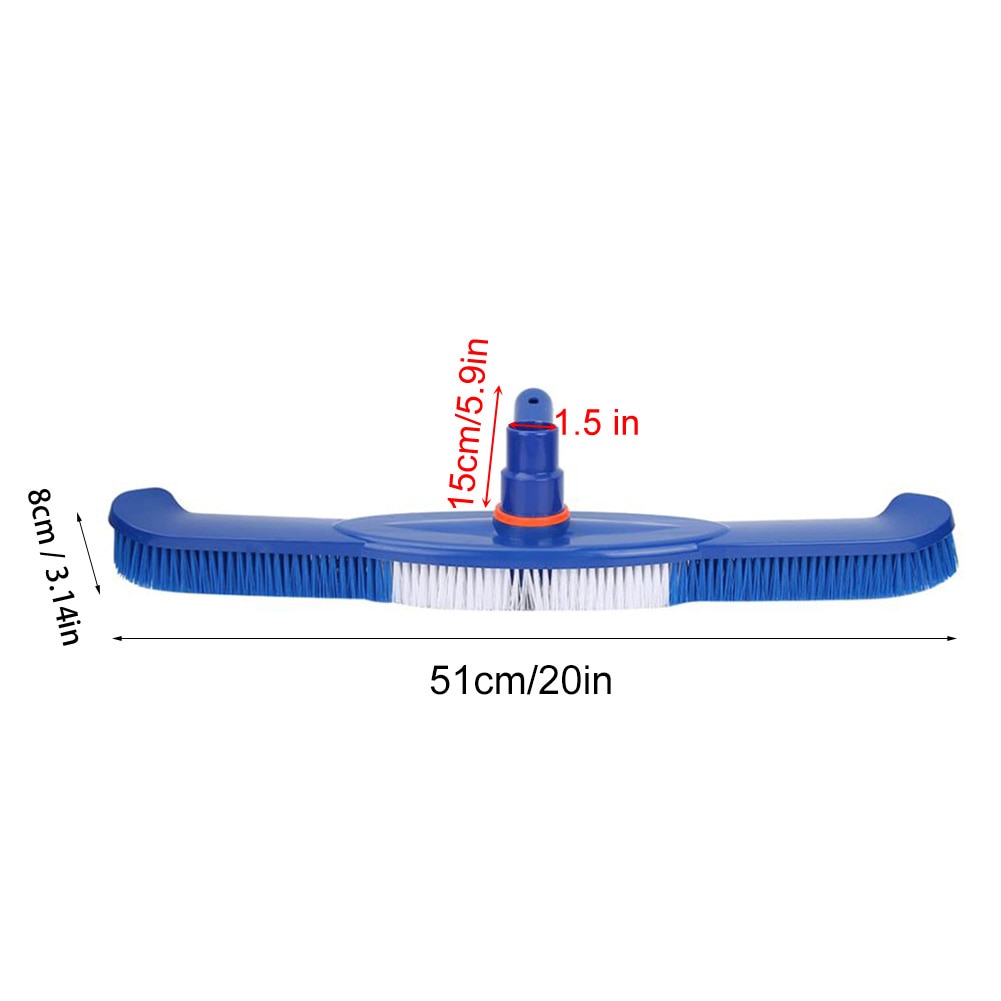 Swimming Pool Suction Vacuum Head Brush Cleaner Above Ground Cleaning Tool Pool Suction Head SPA Wall Floor Broom Cleaner Tool