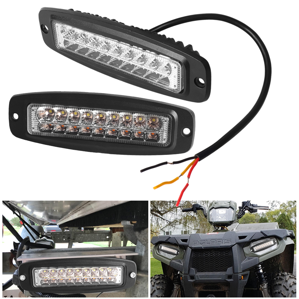 Bil led-ljus körbelysning arbetsbelysning bar led infällda pods glödlampa lampa för universal auto buss lastbil terräng 24v 12v