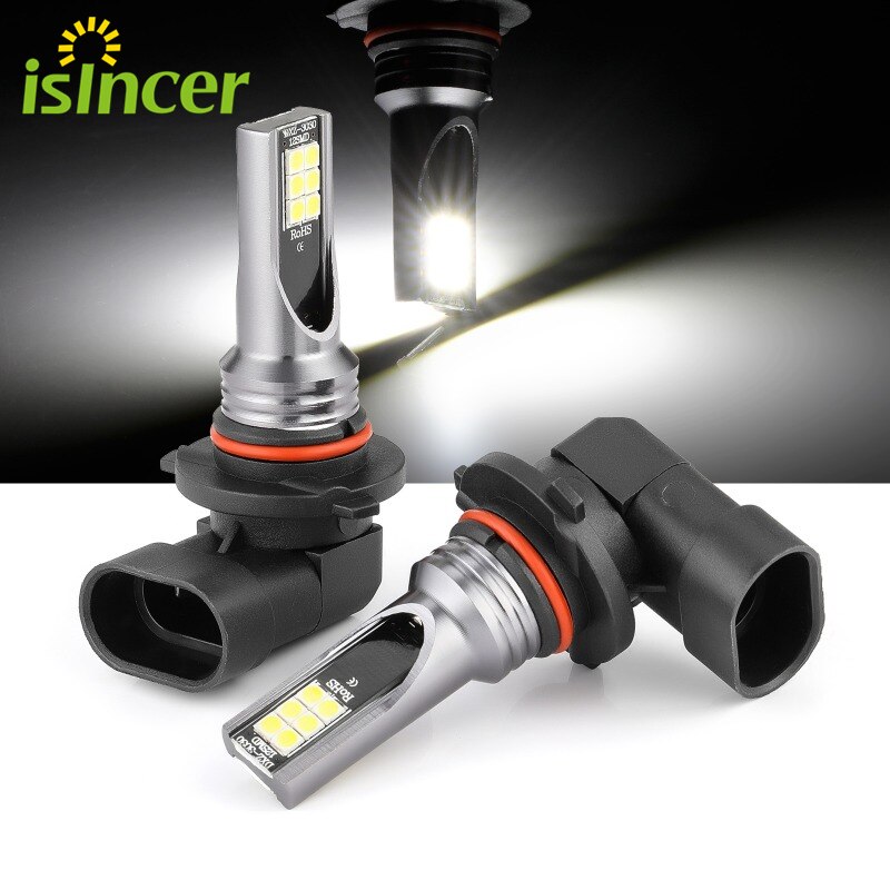 2Pcs H11 H8 H9 Led Auto Verlichting Led Lampen H1 H3 H4 H7 9005 9006 Day Time Running Lights mistlamp 6000K 12V Rijden Lamp