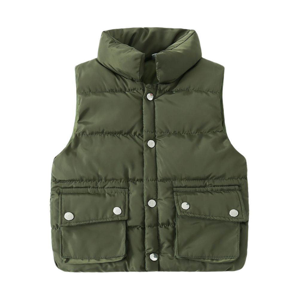 Bobora Autumn Winter Children Vests Coats Warm Waistcoats For Kids Outerwear Children Teens Boys &amp; Girls: G2 / 7T
