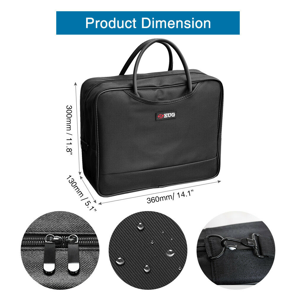 Bolso para proyector de tela portátil, bolsa de almacenamiento duradera de tela, multifunción, color negro, para proyectar películas, cine en casa