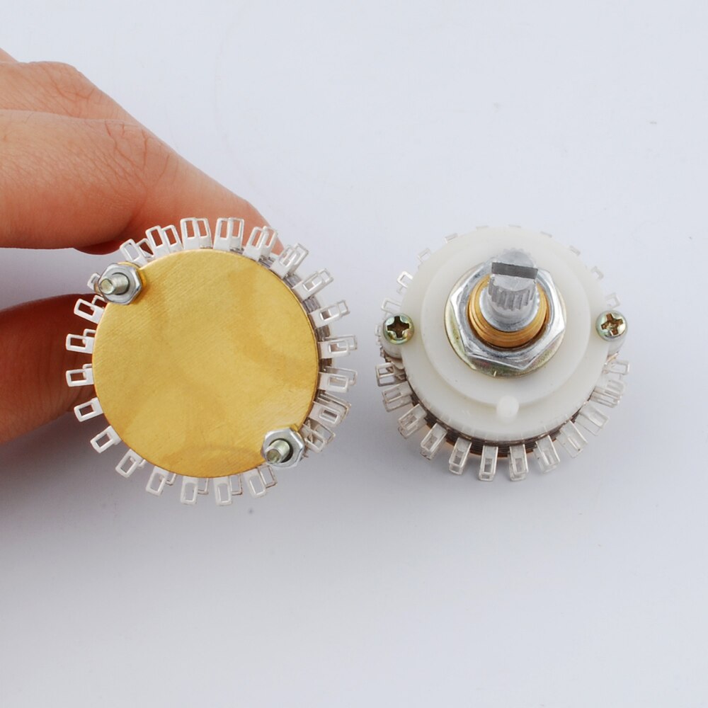 1pc 2 Pole 23 Step Rotary Switch Attenuator Volume Control Pot Potentiometer DIY