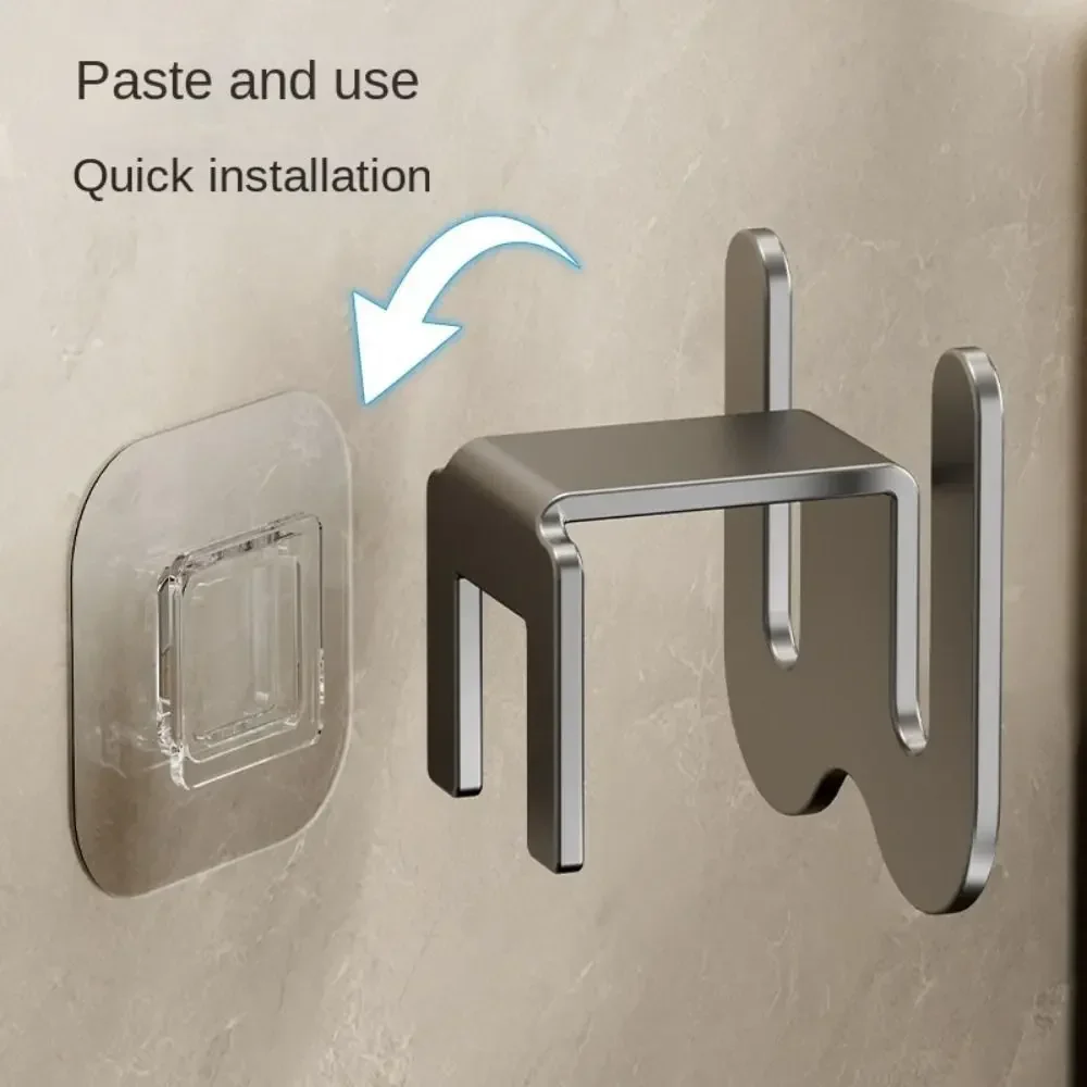 1PC Slippers Hangende Plank Badkamer Slipper Rack Organizer Multifunctionele Wc Schoenen Rek Badkamer Accessoires