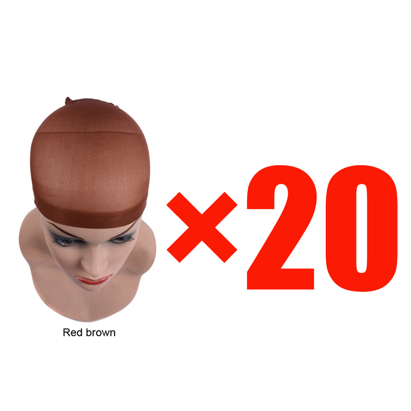 Red elástica para el cabello para mujer, gorro tejido con forro negro, redes para el cabello cómodas, gorro de peluca de rejilla con extremo abierto,: Blanco