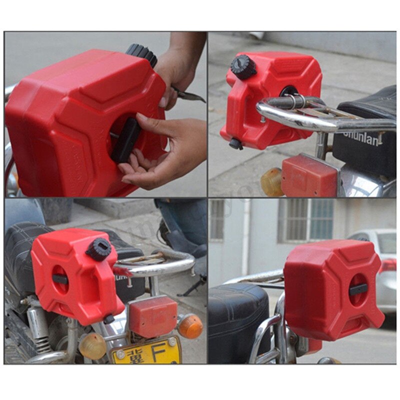 3L Plastic Motorcycle Fuel Tank Static Bike Motorcycle Car Plastic Portable Jerry Can Gas Fuel Tank Petrol ATV UTV Gokart