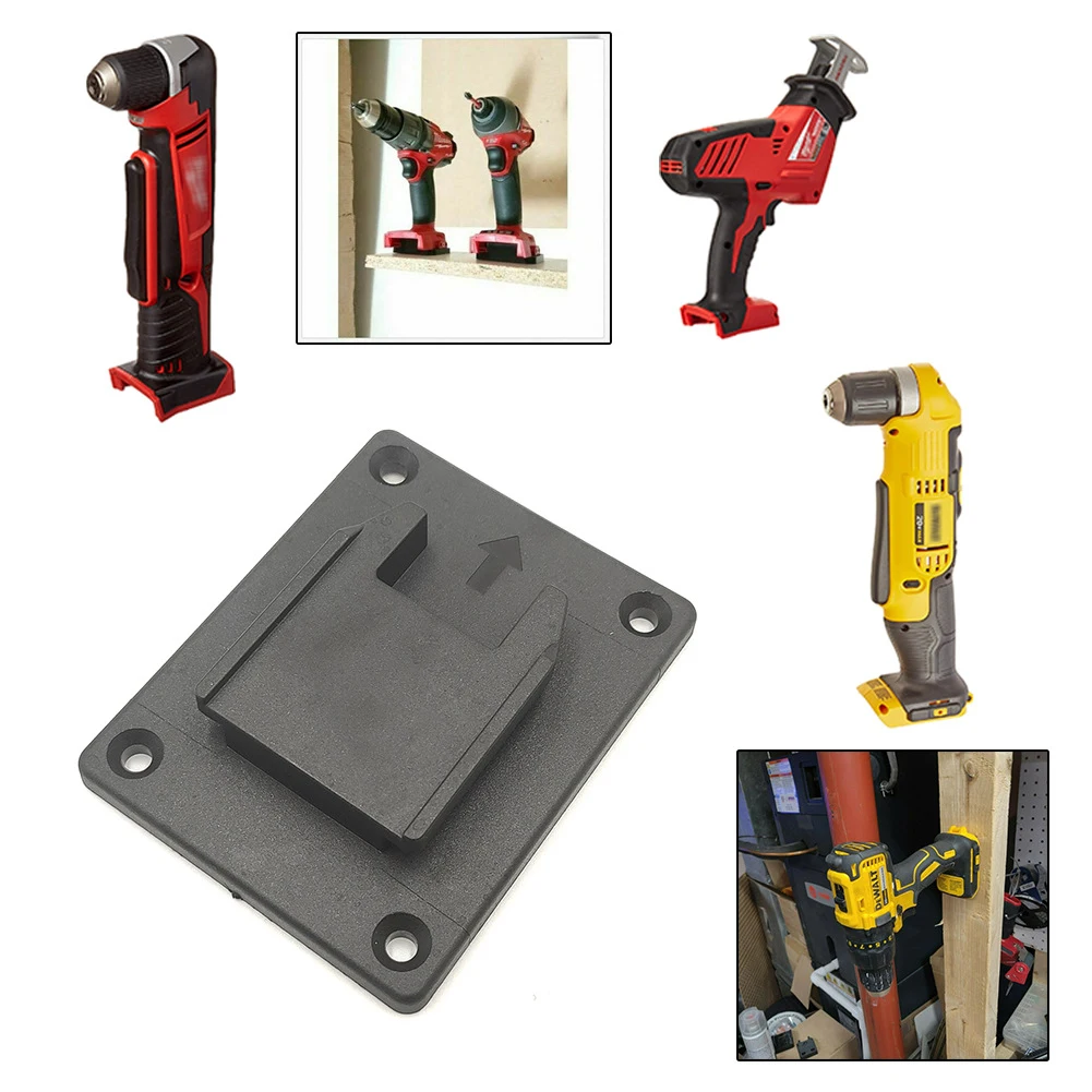 5 Packs Tool Mount Storage Bracket Wall Mount Machine Electric Tool Holder for Dewalt/Milwaukee Tool Machine Drill Holder Slots