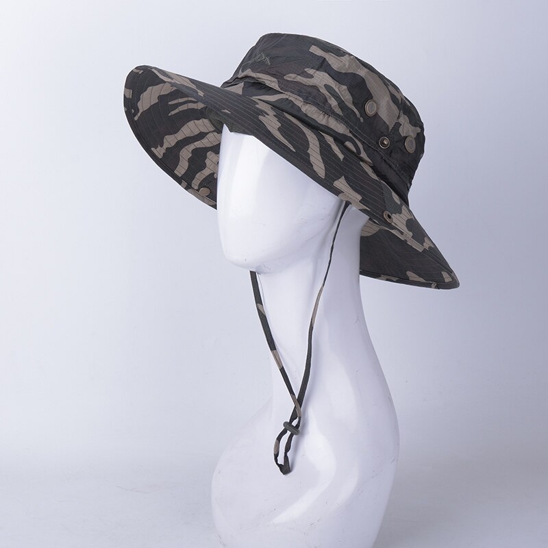 Mannen Vrouwen Outdoor Vissen Caps Uv-bescherming Zonnehoed Vissen Cap Ademend Strand Cap Wandelen Cap