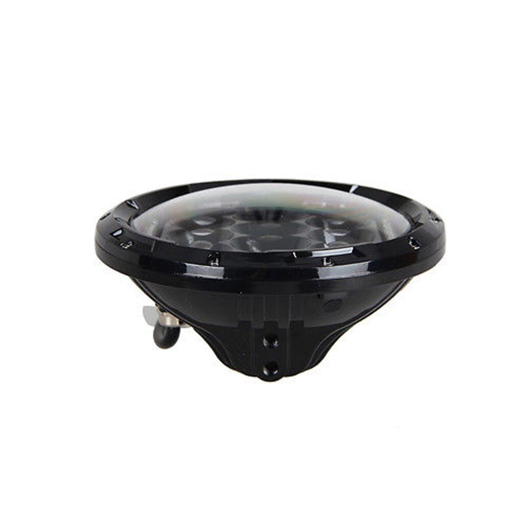 Ecahayaku 7Inch Ronde Led Koplamp 75W Hoge Dimlicht Koplamp Drl H4 Adapter Voor Off-Road 4X4 Wrangler Jk Cj Motorfiets