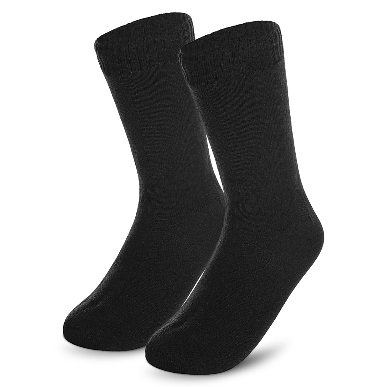 Mænds strømper udendørs sport vandtætte åndbare sokker til mænd kvinder udendørs sport vandring skiløb trekking sokker  fy005: Sort / L