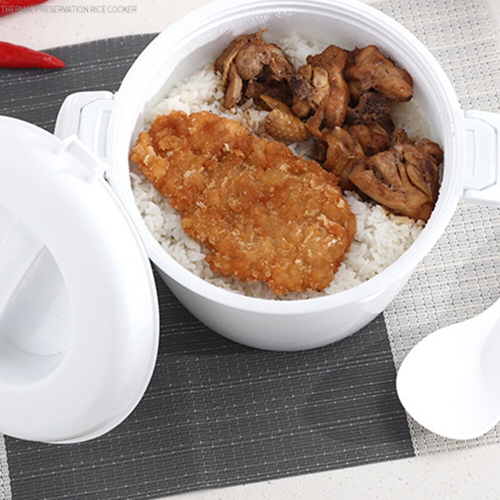 Microwave Rice Cooker Multifunction Insulated Lunch Container Microwave Cooker Cookware For Microwave Oven (Small Size