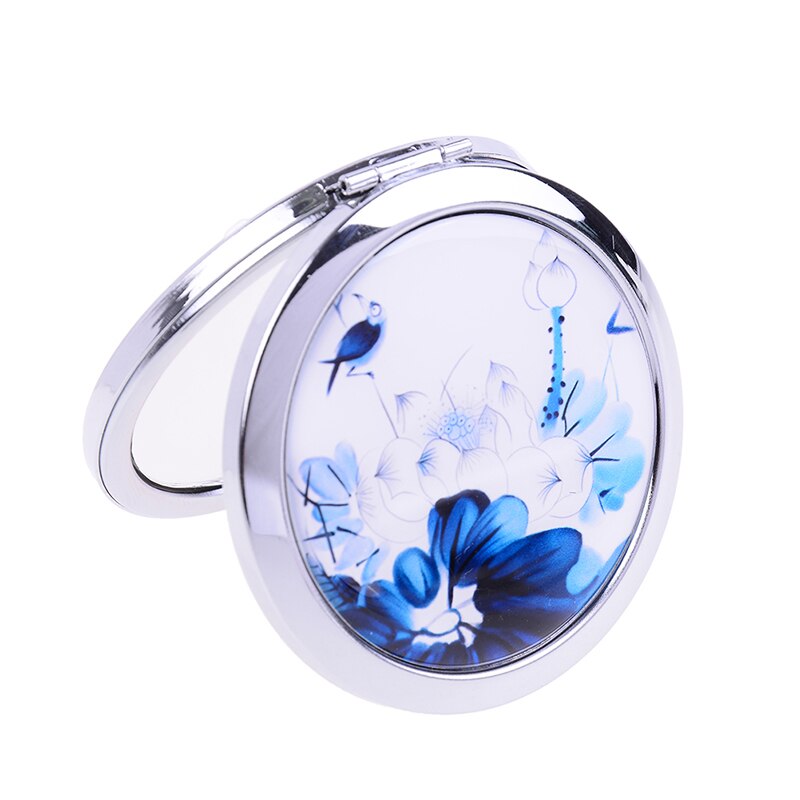 16 stijl dubbelzijdige mini-spiegels draagbare compacte zak dames meisje cosmetische kleine compacte spiegels opvouwbare spiegel make-upspiegel: 4