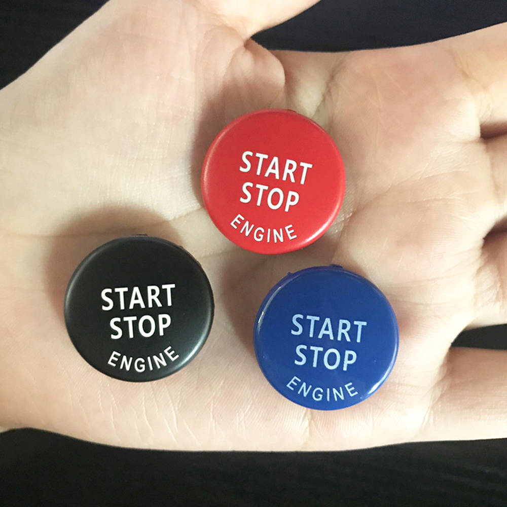 Motor Start Stop Schakelaar Knop Cover Voor BMW E60 E70 E90 E92 E93 3 Serie Motor Start Stop Schakelaar Knop cover + Tool