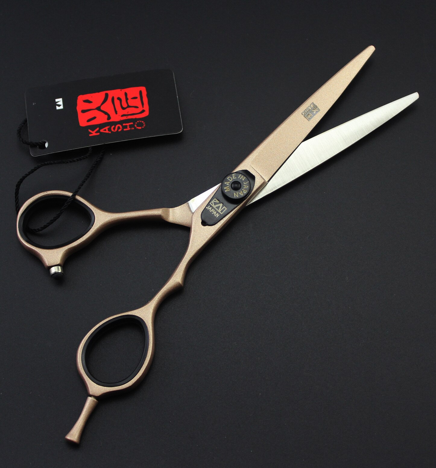 Professionelle 6 zoll Haar Schere Salon Friseur Barber Schere Schneiden Verdünnung Styling Werkzeug: KS-6 Gold cutting