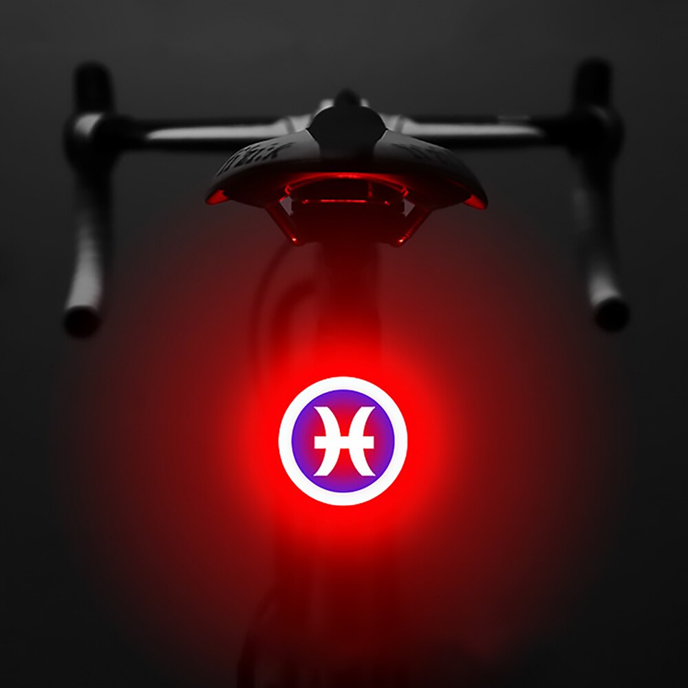 USB Charge Flashlight For Bicycle Light Led Bike Flash Taillight Cycling Night Warning Lights Cyling Lamp Multi Lighting Modes: 16