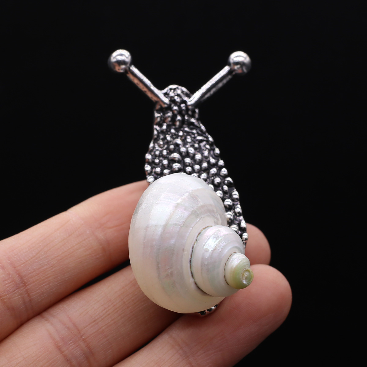 Broche esmaltado de concha de , joyería de , alfileres para Collar de caracol de mar, bufanda, suéter, Clip, broches coloridos, accesorios: Color dorado