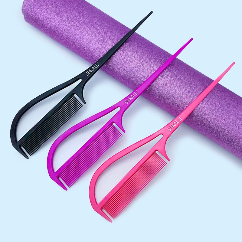 Multifunctional pointed tail Hair Styling Comb,balayage hair color comb,Highlighting comb,Chemical Resistant
