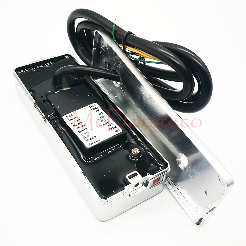 Ip66 vandtætte fingeraftryk selvstændig adgangskontrol wiegand output 125 khz rfid kort dørlåsesystem