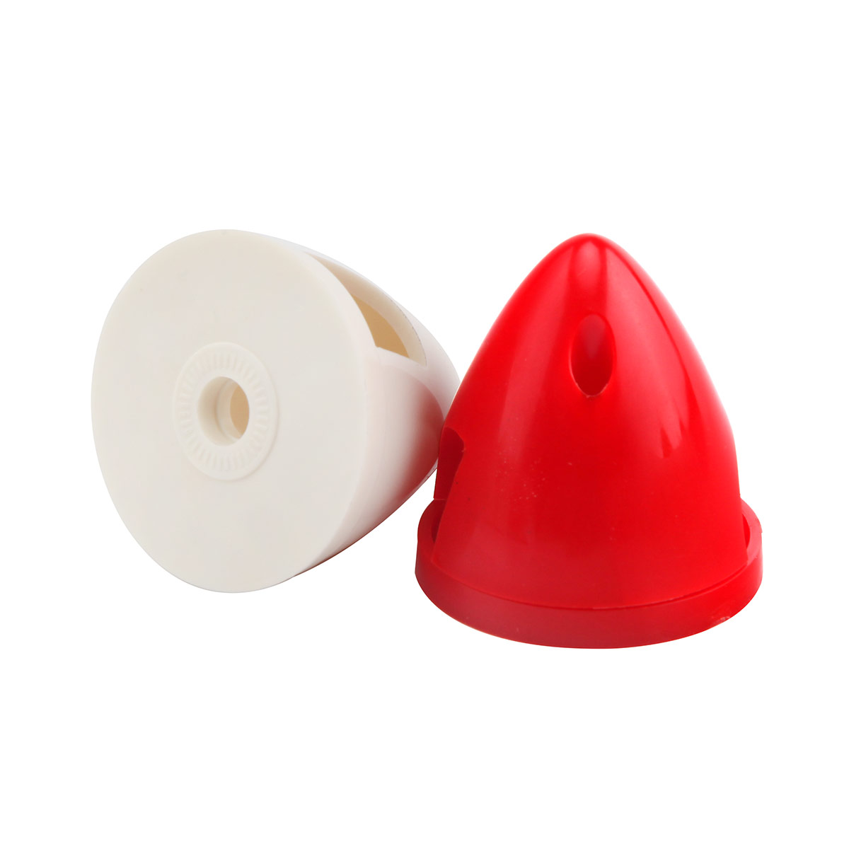 1 pieza de plástico de nailon RC avión hélice Spinner rojo/blanco 1,5 "/1,75"/2 "/2,25"/ 3 "/ 3,25 "/3,5"/3,75 "/4" pulgadas