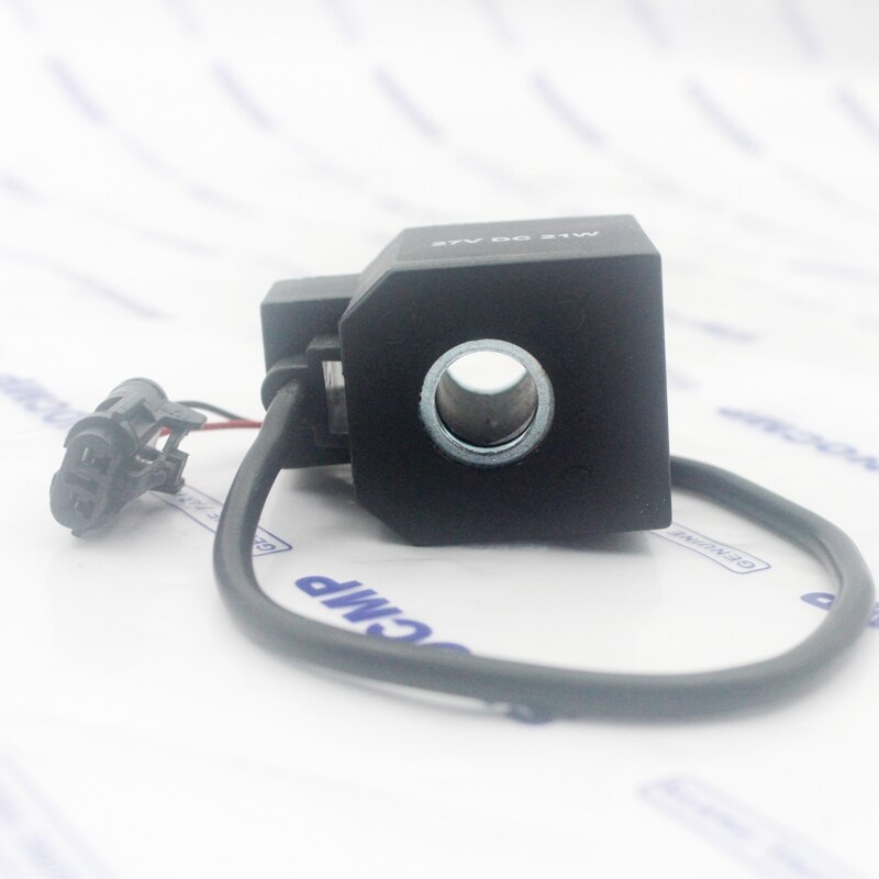 Bobine d'solénoïde carrée R55 12V | Diamètre 13mm hauteur 39mm pour pelle Hyundai