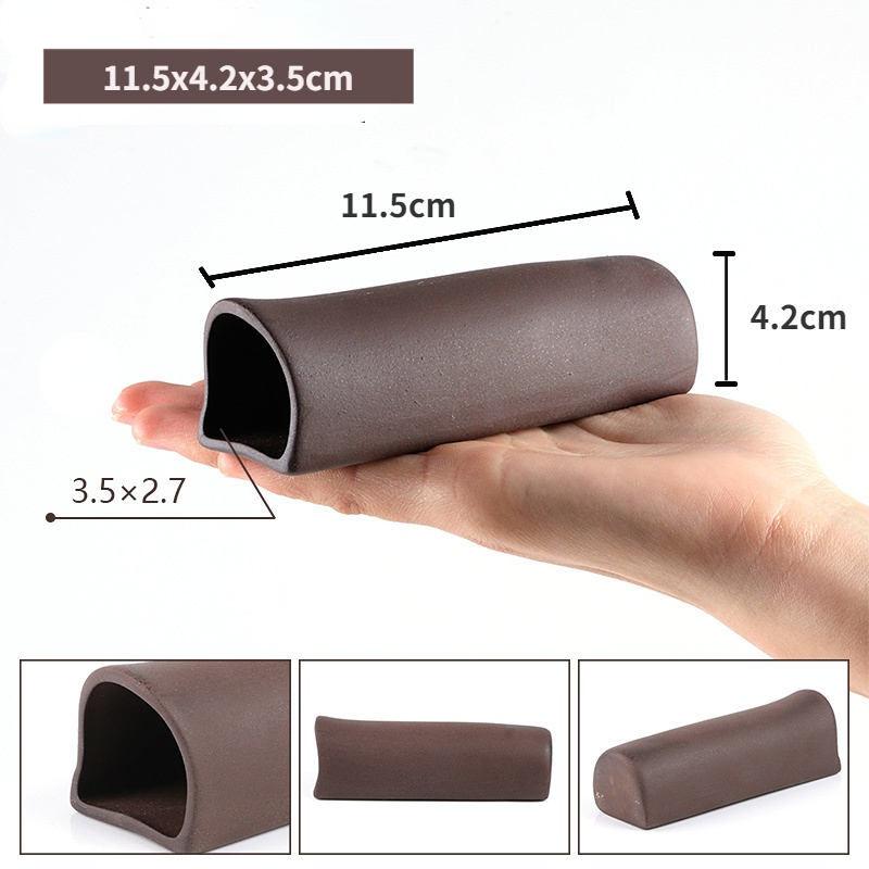 Ceramiczne schronienie dla akwarium Dekoracja jaskini robić hodowli Ukrywająca rurka robić akwarium Akwarium Krewetki Gniazdo ikra Dom Ozdoby jaskiniowe