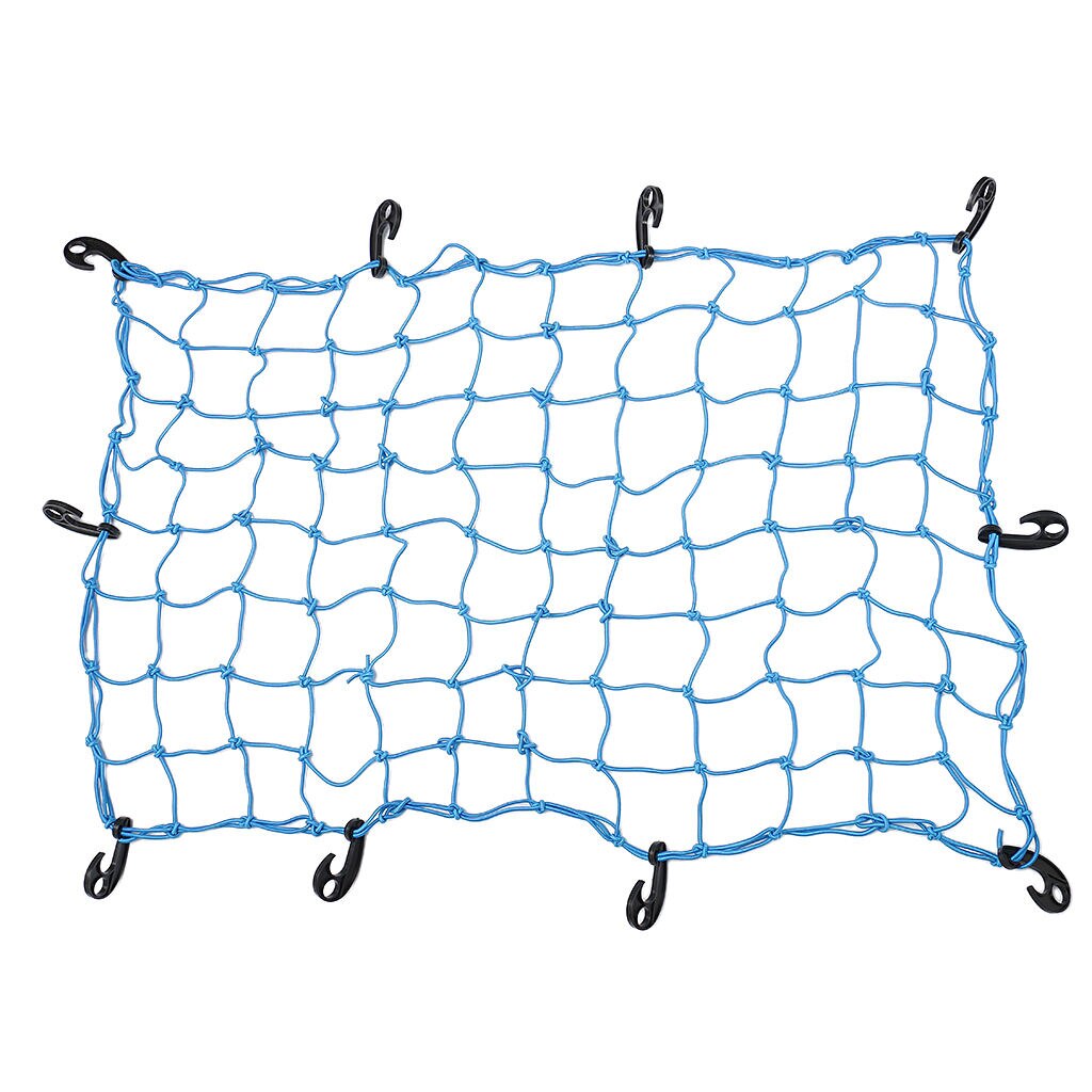 Hook Elastic Car Trailer Roof Rack Boot Luggage Bungee Cord Cargo Net For Car RV Camper Truck Motorcycle Etc Car Accessories