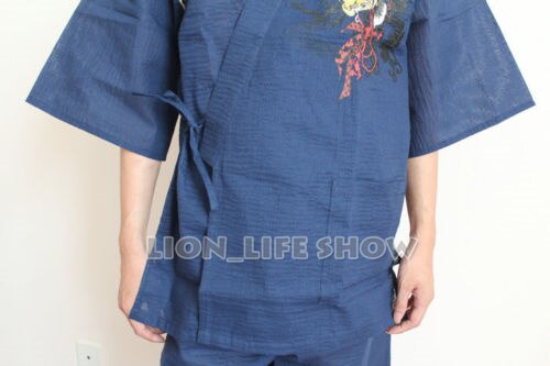 Biamoxer-Kimono japonés Jinbei para hombre, ropa de dormir, pantalones de manga corta, pijama para el hogar