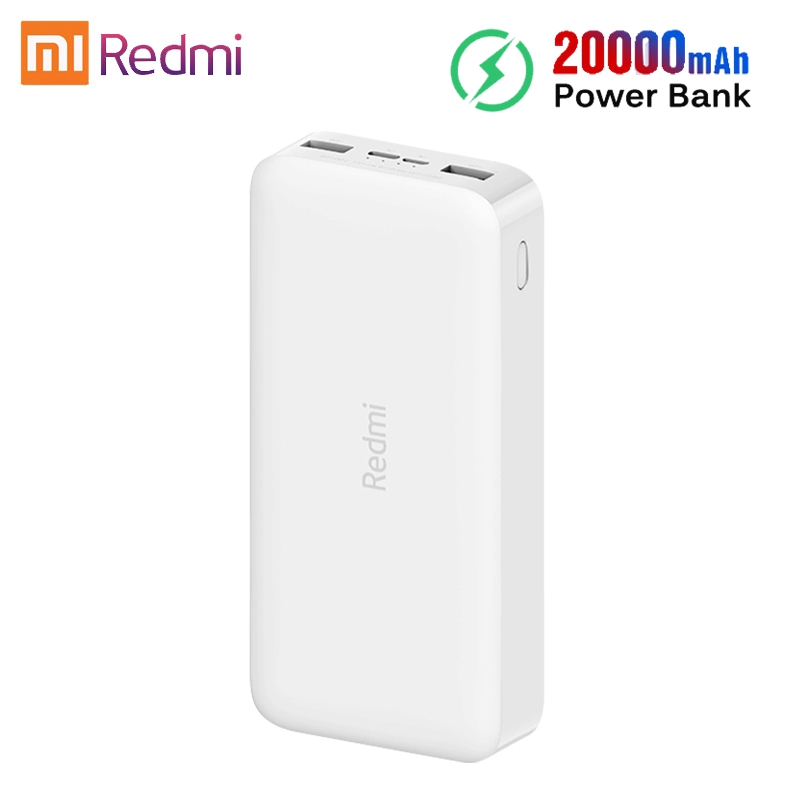 Xiaomi Redmi Original Power Bank 20000mAh 18W de carga rápida cargador portátil de carga rápida