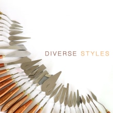 Original Korean Hwahong Oil Painting Knife Set Gouache Blade Stainless Steel Oil Painting Scraper