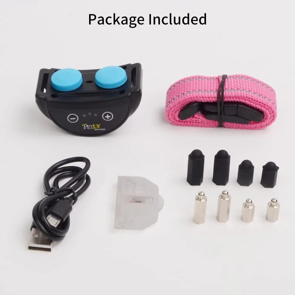 Collar de corteza para perros,Collar antiladridos con 5 niveles ajustables,Collar sin corteza para perros pequeños de 5 a 15 libras,impermeable y recargable