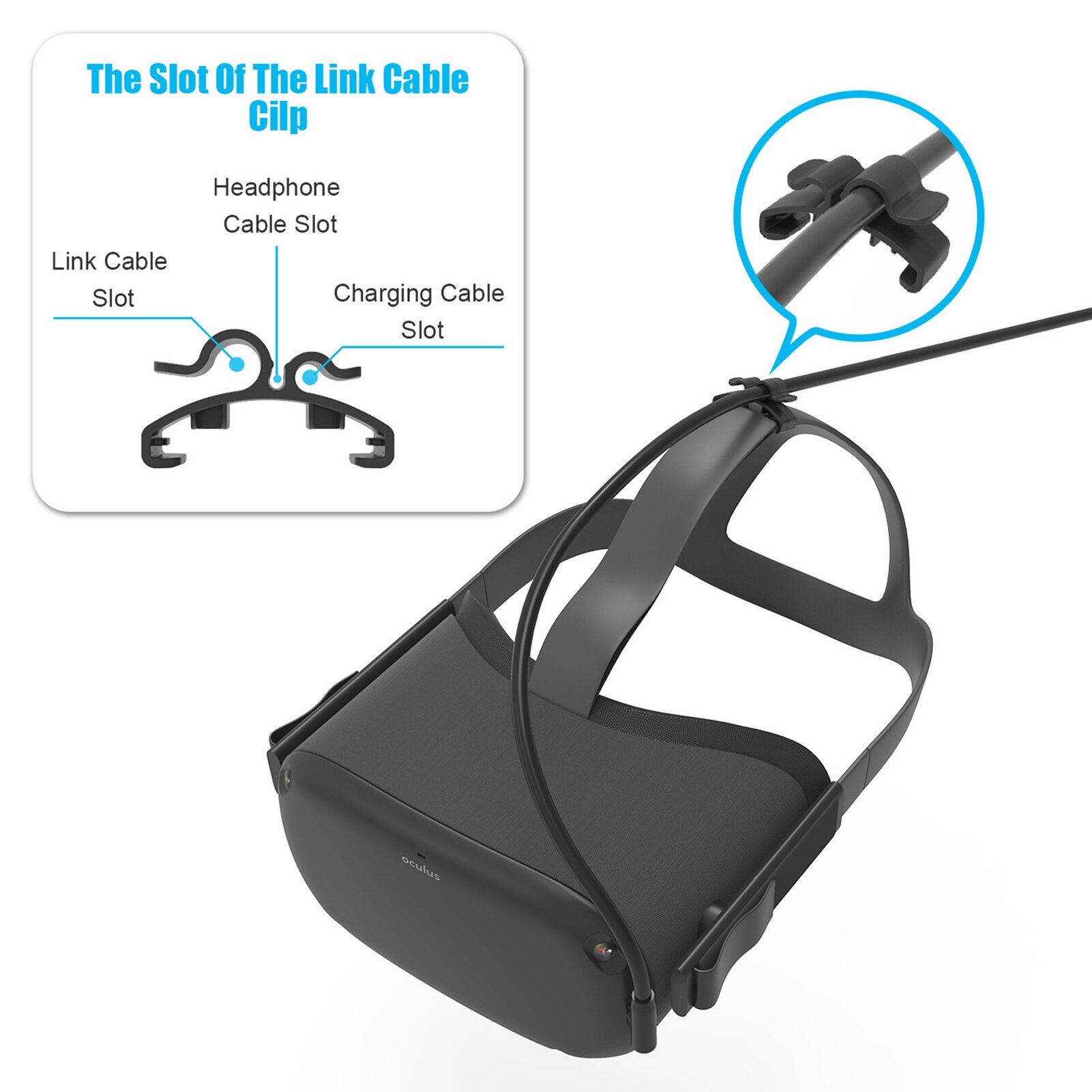 Vr tilbehør for oculus quest 2 1 link vr headset datalinje ladekabel usb 3.1 type c dataoverføring usb-a type-c kabel 5m
