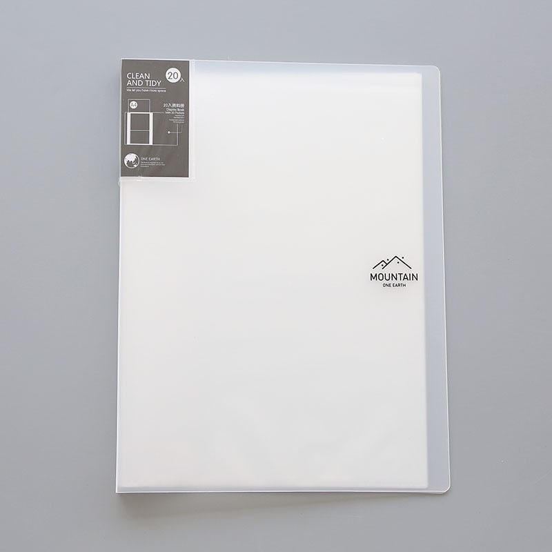 Korean Stationery 20 40 60 Layer A4 File Folder Document Bags Office School Supplies Expanding Multilayer Pockets Display Book