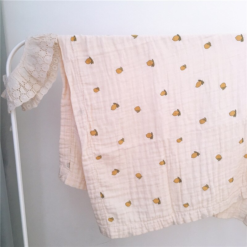 Comfy Cubs Baby mousseline deken, inbakeren voor pasgeborenen en peuters, groot 102 x 102 cm overtrek, 6-laags pluche zachtheid voor baby inbakeren, ontvangen of buiktijd, cadeau (Fern, Baby