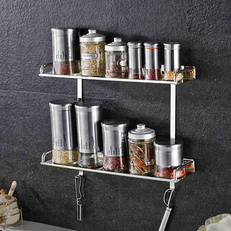 Kitchen Shelf Wall Mounted Racks Pantry Storage fo... – Grandado