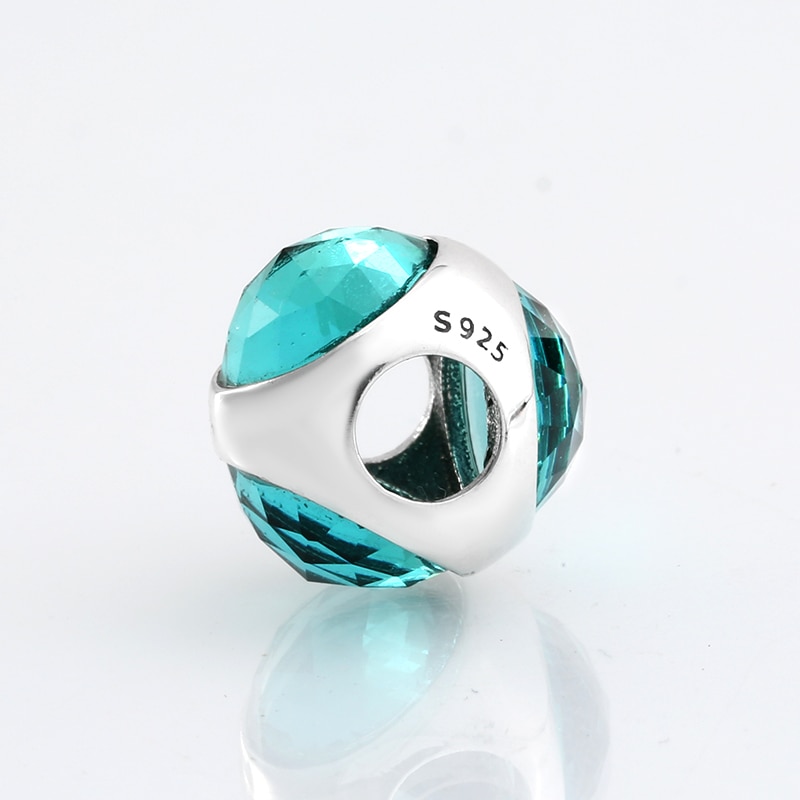 925 Sterling Silber licht grün zirkon perlen frauen zubehör trendy Fit Original JIUHAO Charme Armband Schmuck machen