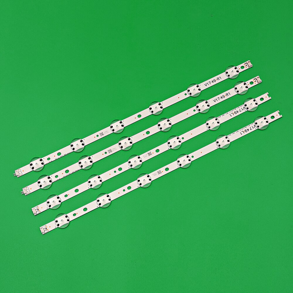 Neue Bausatz 4 Stck LED streifen Für LG 49UV340C 49UJ6565 49UJ670V 49 V17 Kunst3 2862 2863 6916L-2862A 6916L-2863A V1749L1