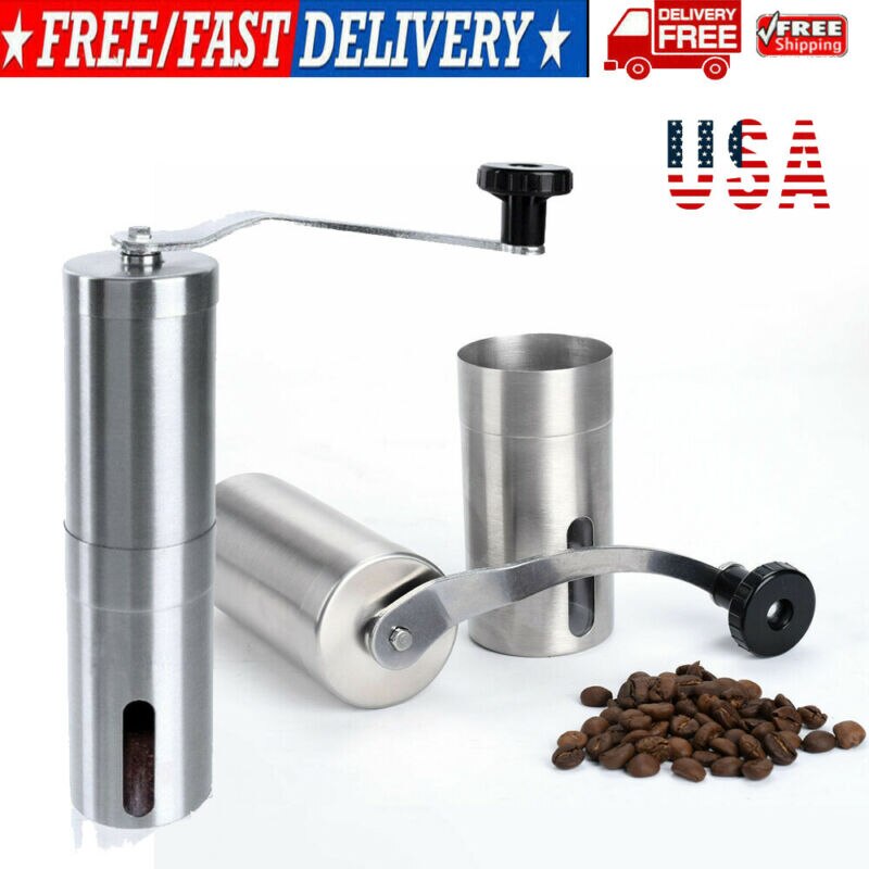 Manual Coffee Grinder Coffee Maker Ceramics Core Stainless Steel Hand Burr Mill Grinder Ceramic Corn Coffee Grinding Machine