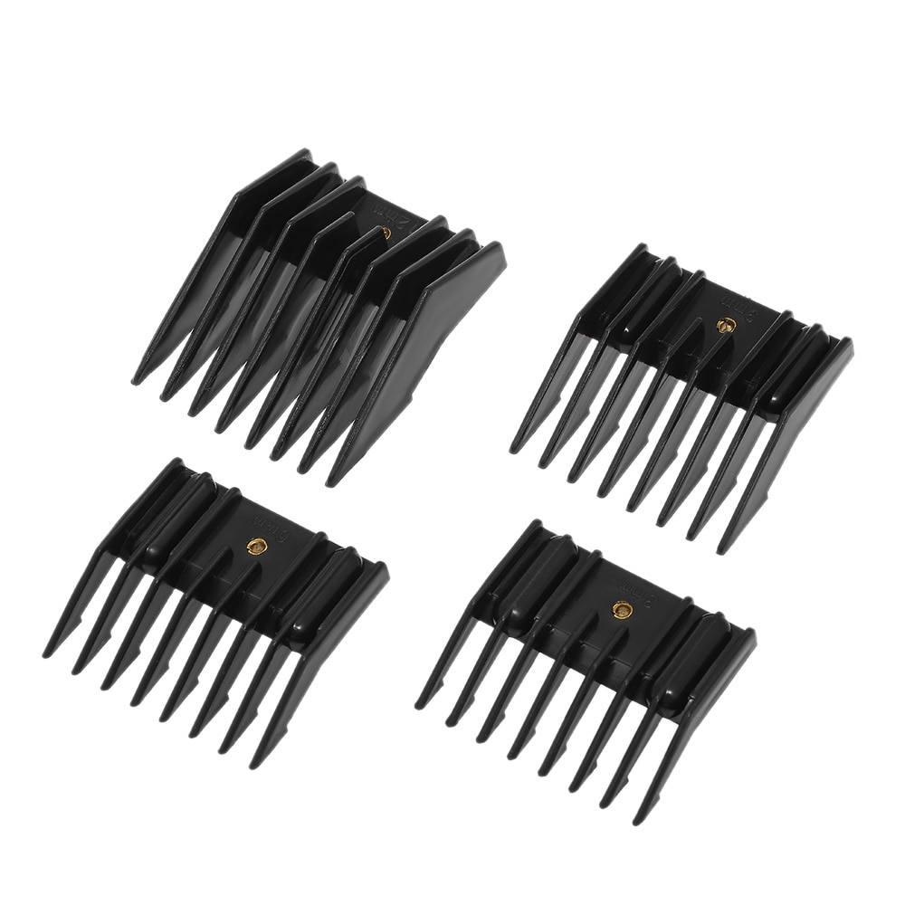 4 Sizes Universal Hair Clipper Limit Combs Guide Attachment for Cordless Electric Hair Clipper Shaver Salon Haircutting Tool